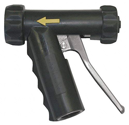 Spray Nozzle, Aluminum, Brass/SS, Black