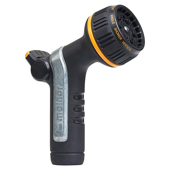 Melnor XT452; Heavy-Duty Metal Hose Nozzle with Thumb-Control; 10-Pattern Water Sprayer; 1 Pack