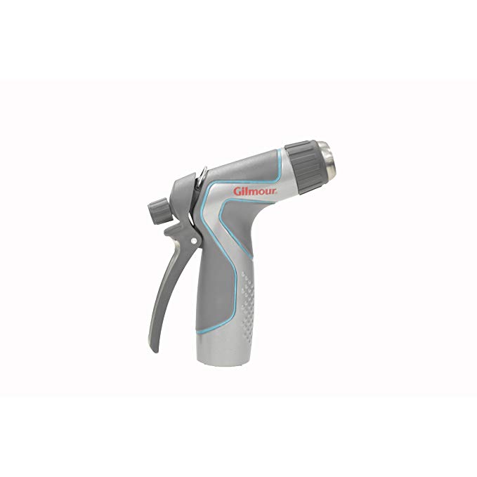 Gilmour 400GCR Heavy-Duty Stainless Steel Rear Trigger Nozzle, Adjustable Spray Tip