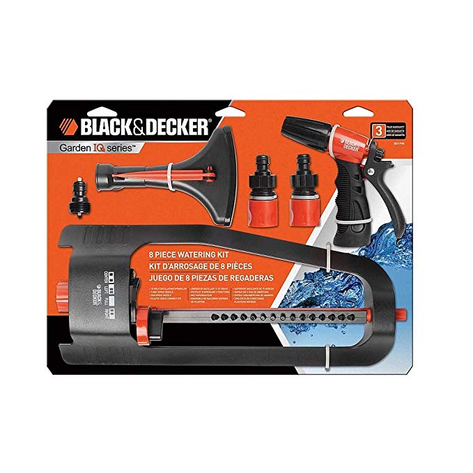 Black & Decker Garden IQ Series - 8 Piece Watering Kit